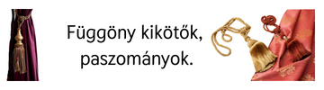 Függöny zsinór, függöny kikötő, paszomány, függöny elkötő, függöny zsinór, függöny kiegészítő. 