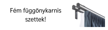 Fém függönykarnis szettek jó áron