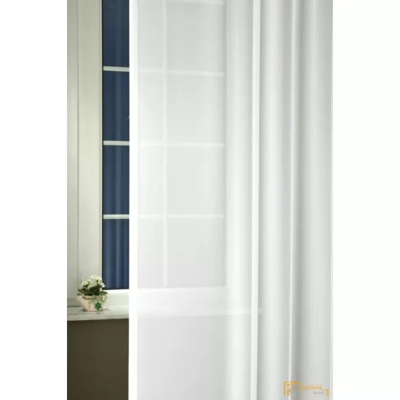 (7 szín) Krepp voile CHARLOTTE 01 fehér 300 cm + ózs