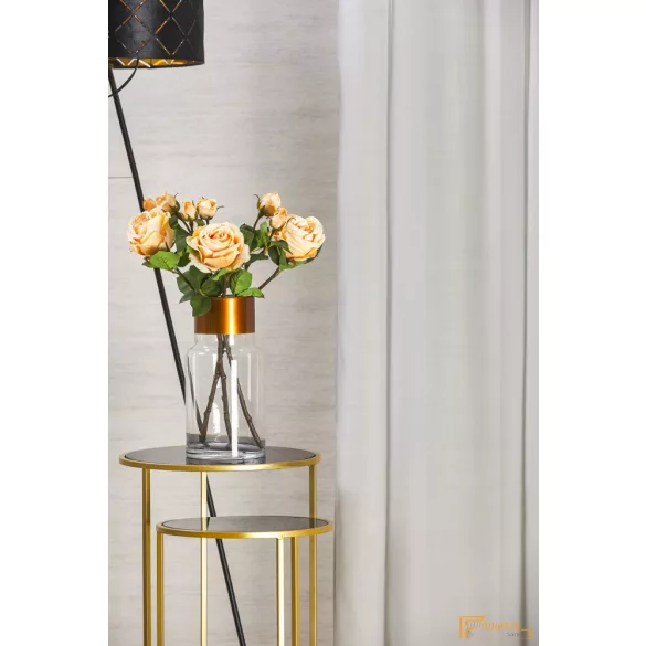 (7 szín) Krepp voile CHARLOTTE 43 ezüst 300 cm + ózs