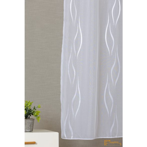 (2 méret) Elenor finom szövésű voile - Fehér- 220cm