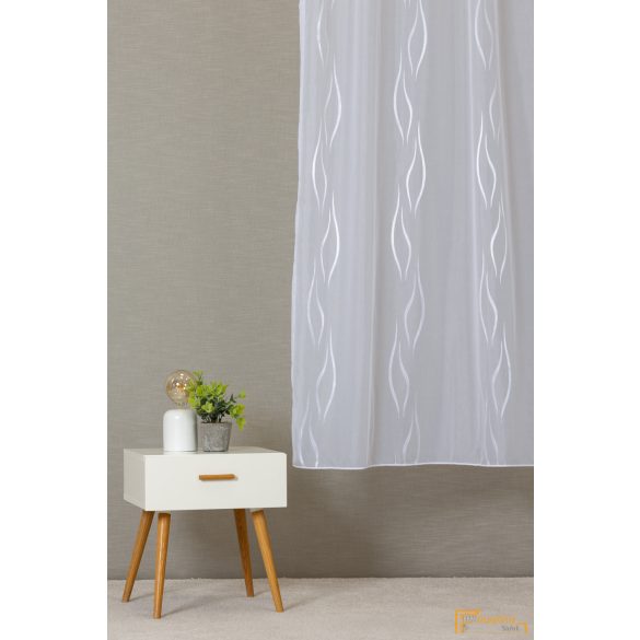 (2 méret) Elenor finom szövésű voile - Fehér- 300cm
