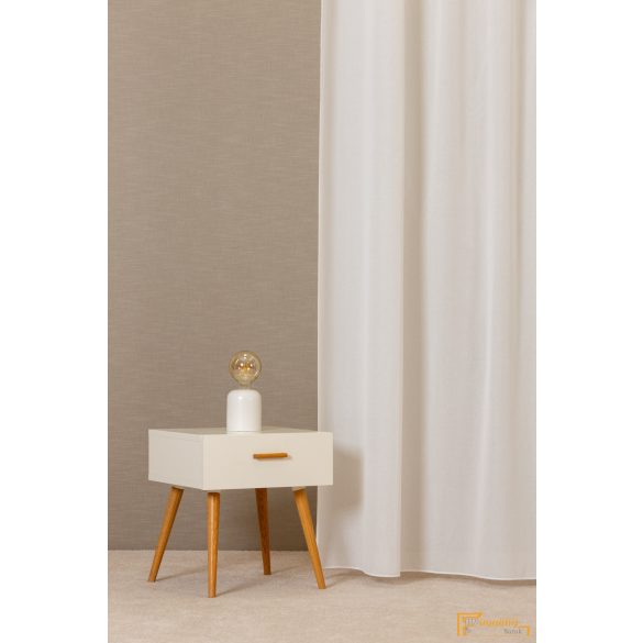(10 szín) PRIMULA  Sablé fényáteresztő függöny - Eleféntcsont -300 cm
