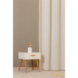 (10 szín) PRIMULA  Sablé fényáteresztő függöny - Ecru -300 cm