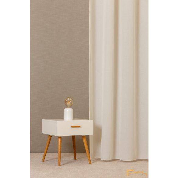 (10 szín) PRIMULA  Sablé fényáteresztő függöny - Ecru -300 cm