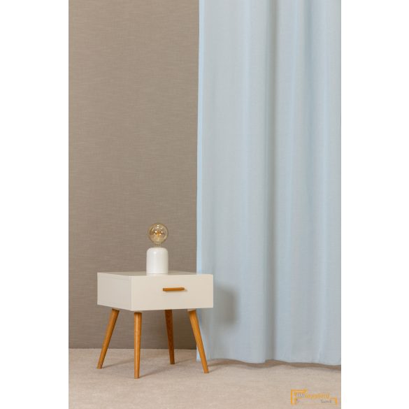 (10 szín) PRIMULA  Sablé fényáteresztő függöny - Kék - 300 cm