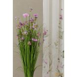 Viola nyomott sablé tavaszi mintás függöny-300cm