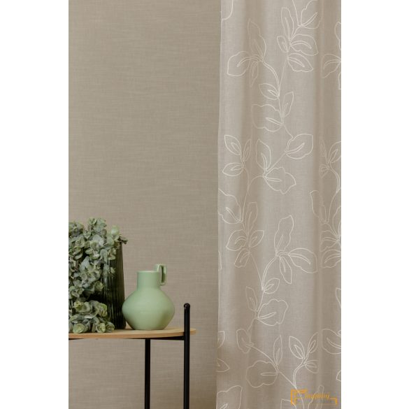 (2 szín) Zelia zsinórhímzett fényáteresztő - Caffe- 280cm