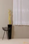 (2 méret) Zuria lyukhímzett sablé -Fehér- 220cm