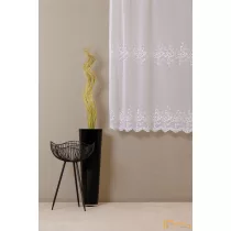 (2 méret) Zuria lyukhímzett sablé -Fehér- 220cm