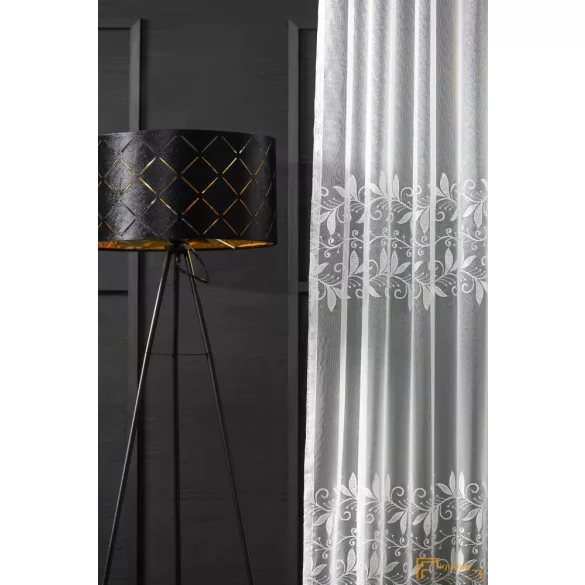 (3 méret)Hímzett dreher sable ODERA 01 fehér 160cm