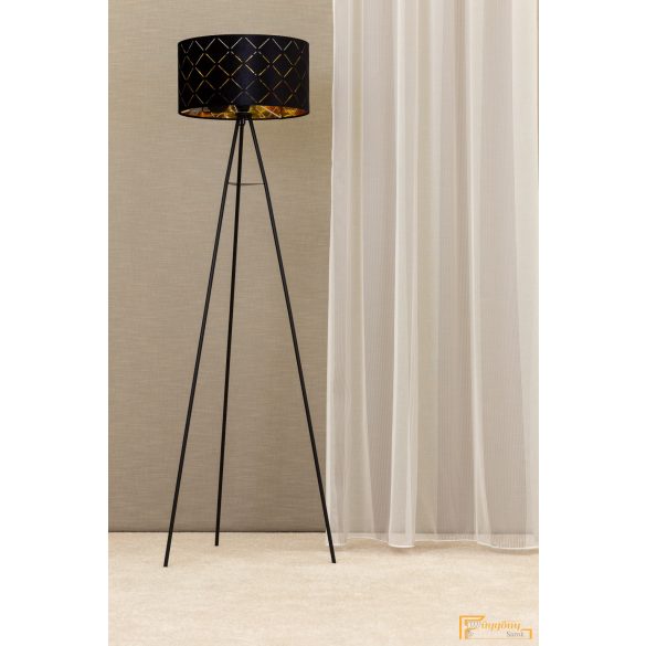 (2 szín) Zoé csíkos dreher sable - Caffe- 300cm