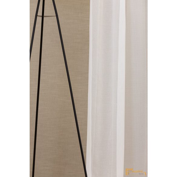 (2 szín) Zoé csíkos dreher sable - Fehér- 300cm