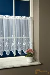 (2 méret) Ella jaquard függöny fehér 6906/60cm