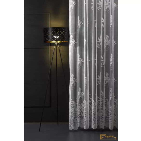 (2 méret) Függöny BK2001 01 fehér 220 cm