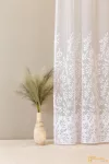(2 méret) Boronka fényáteresztő függöny-175cm -Levél mintás