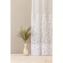   (2 méret) Boronka fényáteresztő függöny-175cm -Levél mintás