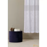 (2 méret) Barokkos jacquard kötött fényáteresztő függöny Bihar-220cm