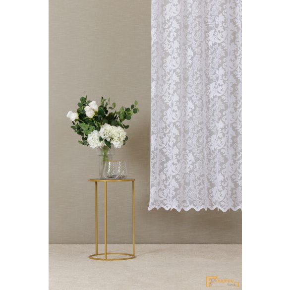 (2 méret) Klasszikus leveles mintás jaquard- 220cm