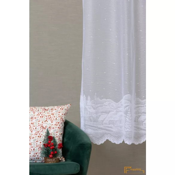 December - Havas táj mintás fényáteresztő - 60cm