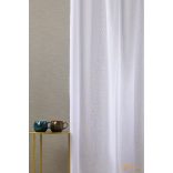 (3 szín) FR lángálló batiszt függöny - Believe - 300cm - Fehér