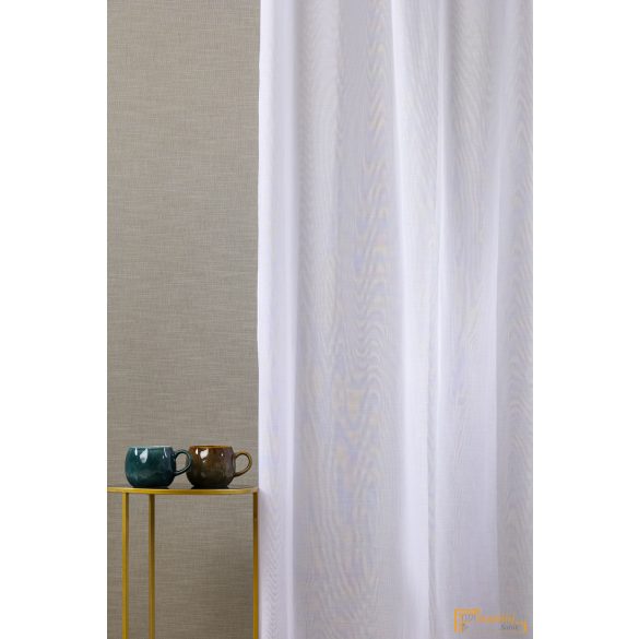 (3 szín) FR lángálló batiszt függöny - Believe - 300cm - Fehér