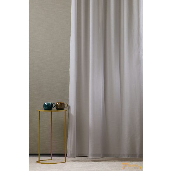 (3 szín) FR lángálló batiszt függöny - Believe - 300cm - Szürke