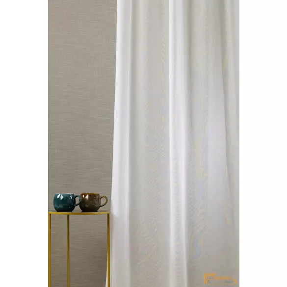 (3 szín) FR lángálló batiszt függöny - Believe - 300cm - Ecru