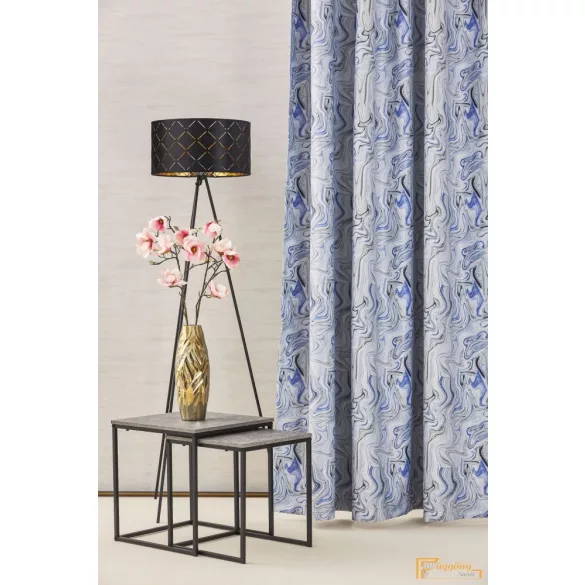 (3 szín) DIM OUT Nyomott CARRARA 37 kék 280 cm