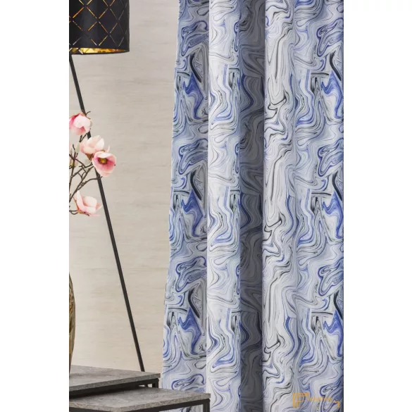 (3 szín) DIM OUT Nyomott CARRARA 37 kék 280 cm