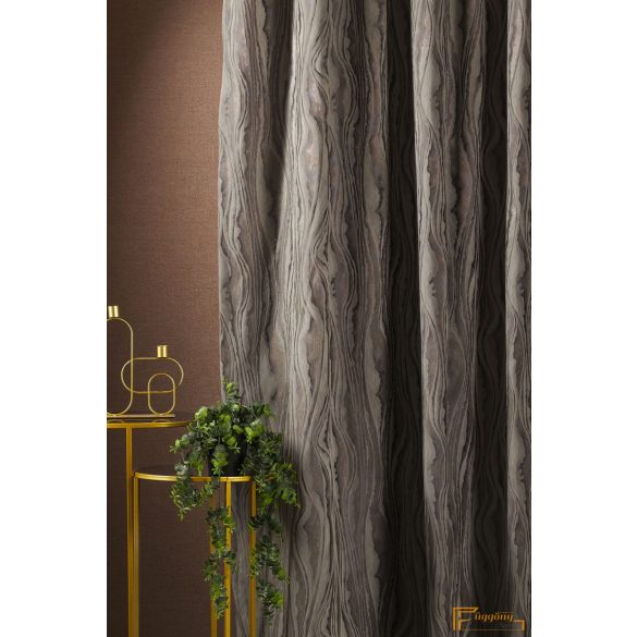 (3 szín) Salvador 310 cm magas dekor sötétítő  - Sötét szürke