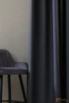 (16 szín ) Titusz dekor függöny-Acélszürke