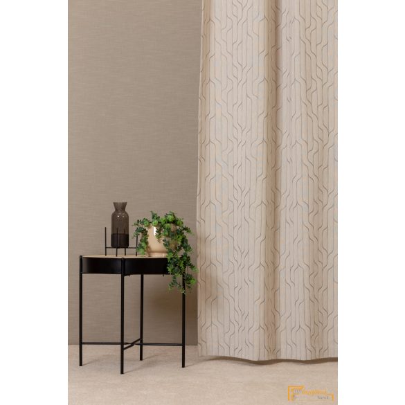 (4 szín) Erté art dekor függöny-Ezüst