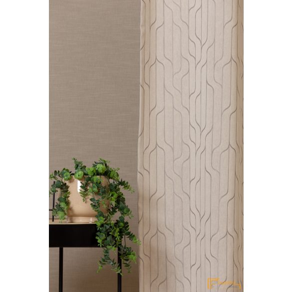 (4 szín) Erté art dekor függöny-Ezüst