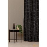 (4 szín) Erté art dekor függöny-Fekete