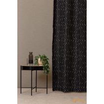 (4 szín) Erté art dekor függöny-Fekete