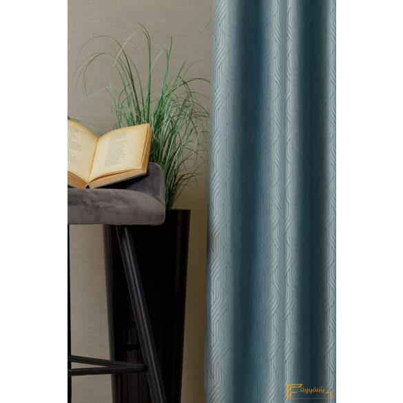 (9 szín) MIRON kalanderezett bársony  300 cm magas - Vízkék