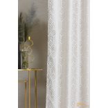 (4 szín) LUCAS jacquard szövésű dekor függöny - Ecru - 340cm