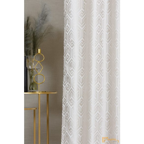 (4 szín) LUCAS jacquard szövésű dekor függöny - Ecru - 340cm