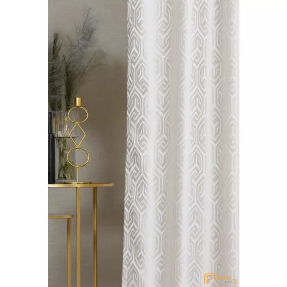 (4 szín) LUCAS jacquard szövésű dekor függöny - Ecru - 340cm