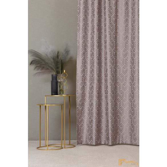  (4 szín) LUCAS jacquard szövésű dekor függöny - Caffe - 340cm