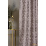 (4 szín) LUCAS jacquard szövésű dekor függöny - Caffe - 340cm