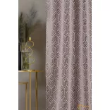  (4 szín) LUCAS jacquard szövésű dekor függöny - Caffe - 340cm