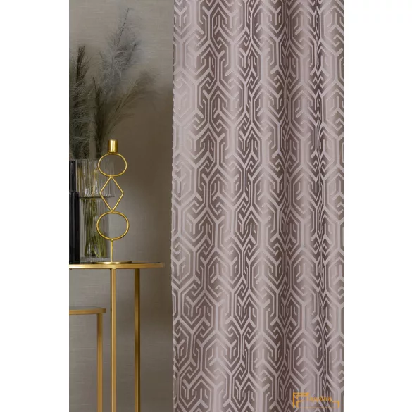  (4 szín) LUCAS jacquard szövésű dekor függöny - Caffe - 340cm