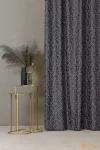 (4 szín) LUCAS jacquard szövésű dekor függöny - Inox - 340cm