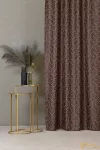 (4 szín) LUCAS jacquard szövésű dekor függöny - Rozsda - 340cm
