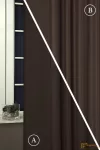 (15 szín) DIM OUT RUSZTIK 08 wenge 280cm (006 s.barna/wenge)