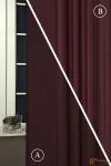 (15 szín) DIM OUT RUSZTIK 35 padlizsán 280cm (007 padl./burgundy)