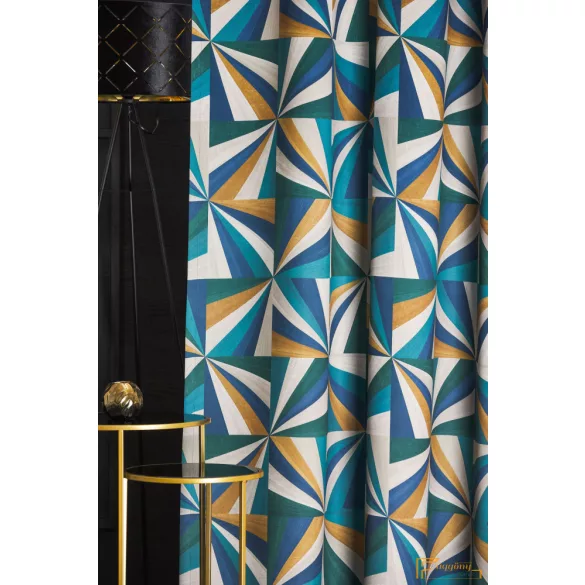KAIRO 15 smaragd-arany 150 cm DIM OUT nyomott 