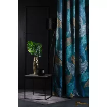 (2 szín) DIM OUT nyomott SAMOA 15 smaragd 150cm